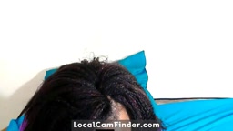 South African Black Girl Shows Big Natural Tits on Webcam