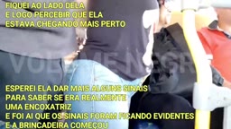 Clasic habilidoso Encoxada in bus