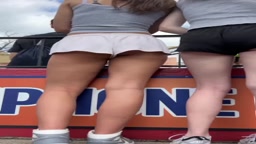 Teen candid ass