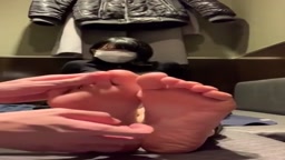 asian tickling feet