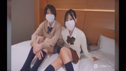 激かわ美女2人との3P絡み中出しSEX 3