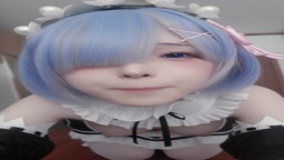 （淫語音声有）Reゼロ レム　コスプレイヤー精子懇願