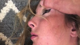 Blonde pestered with after party