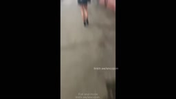 Encoxada Dickflash  Candid
