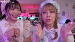 【モザイク破壊】推したらヤレるコンカフェ  ～レズコンビおとちゃん・きりちゃん編～