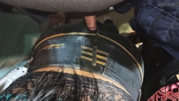 Encoxada big ass latina