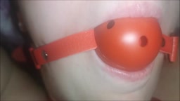 A young mother born in the US was handcuffed, gagged and fucked hard and long.
