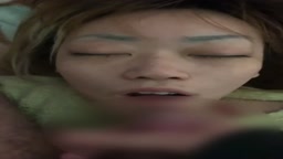 個人撮影 金髪人妻に顔射