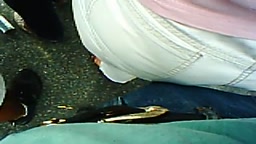 Squeezing a hot older woman at the military parade - Rio de Janeiro - Brazil