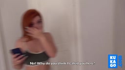 Redhead Cheats on Husband with Electrician's Big Cock