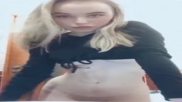 Slow beautiful striptease