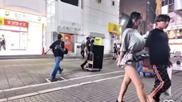 街,爆乳,着衣,露出Part2,日本