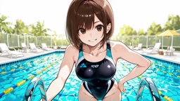 オナ水泳前