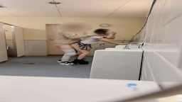 男子便所 ハメ撮り
