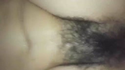 剛毛妻　汗だくイキ顔ハメ撮り