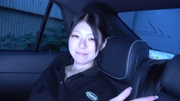 車内フェラ口内発射(JD18歳アヤネちゃん)