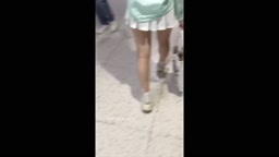 Encoxada dickflash candid