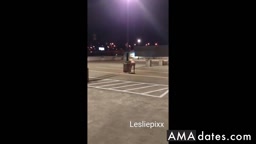 Public Blowjob with a Sexy Amateur Milf Mom