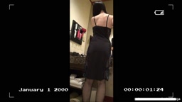 玲子【エロ無】髪をとかしたりする後ろ姿・・