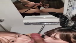 2人のフェラ