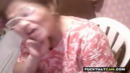 Mature Asian Elizabeth, 57, Flashes on Webcam