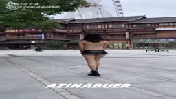 azinabuer ミニスカノーパン露出