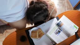 Cum-Soaked Toast: A Kinky Breakfast
