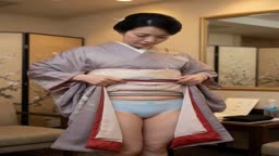 和服着替えパンチラ (9)