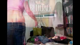 Woman showing Buttcrack