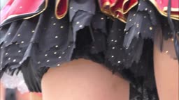 Two Japanese lovelive Cosplayer voyeur in Cosplay Event