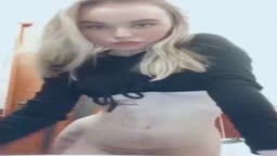 Slow beautiful striptease