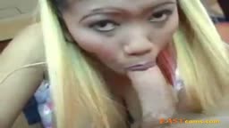 Huge-Boobed Asian Amateur Gets Drilled and Covered in Cum