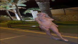 裸の夜歩き
