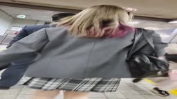 【JAV】エスカレーターでめくり隠撮