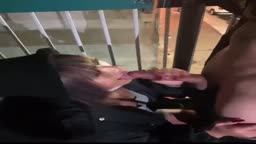 黒ギャルに屋上でしゃぶられる