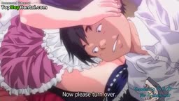 巨乳の可愛い女の子が男の射精を手助けする