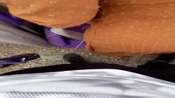 Encoxada and cumming on mom