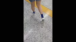 Encoxada dickflash candid