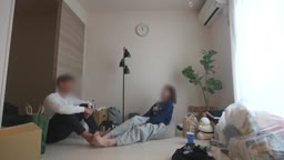 「彼女の自宅で3Pしたいです」ダル着スッピンで完全オフモードの彼女を彼氏と一緒にイカせまくり