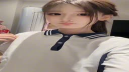 童顔美乳中華美女　ショート