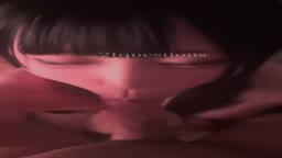 地雷系美女の主観フェラ