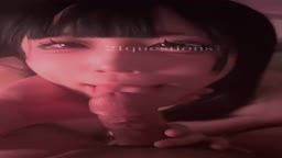 地雷系美女の主観フェラ