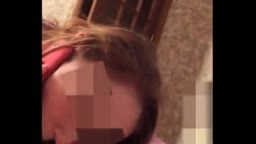 Cheating Russian Girl Sucks a Cock While Talking to Her Husband
