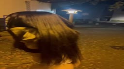 白ギャル露出