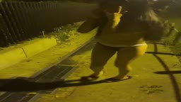 白ギャル露出
