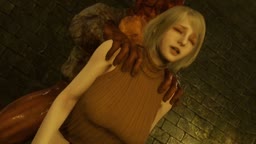 Ashley graham ada wong leon over here hunicornd