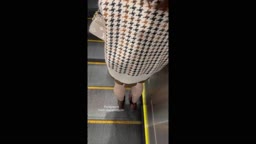 Encoxada dickflash candid