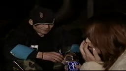 ホームレス2人とアナルSEX