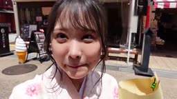 2826 下町育ちの「江戸っ子」美人（２２）と萌え萌え浴衣で乱れまくりの生交尾⇒ピンクのおまんこに連続中出し
