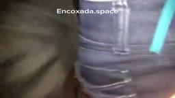 Encoxada shaking ass til cum